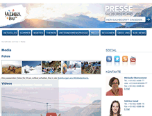 Tablet Screenshot of presse.salzburgerland.com